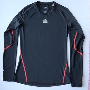 Adidas Black Shirt with Red Details